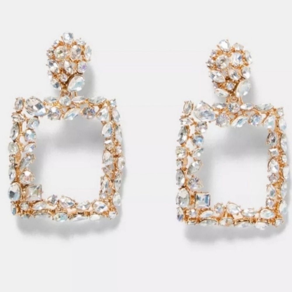 Iridescent statement earrings - Picture 3 of 3